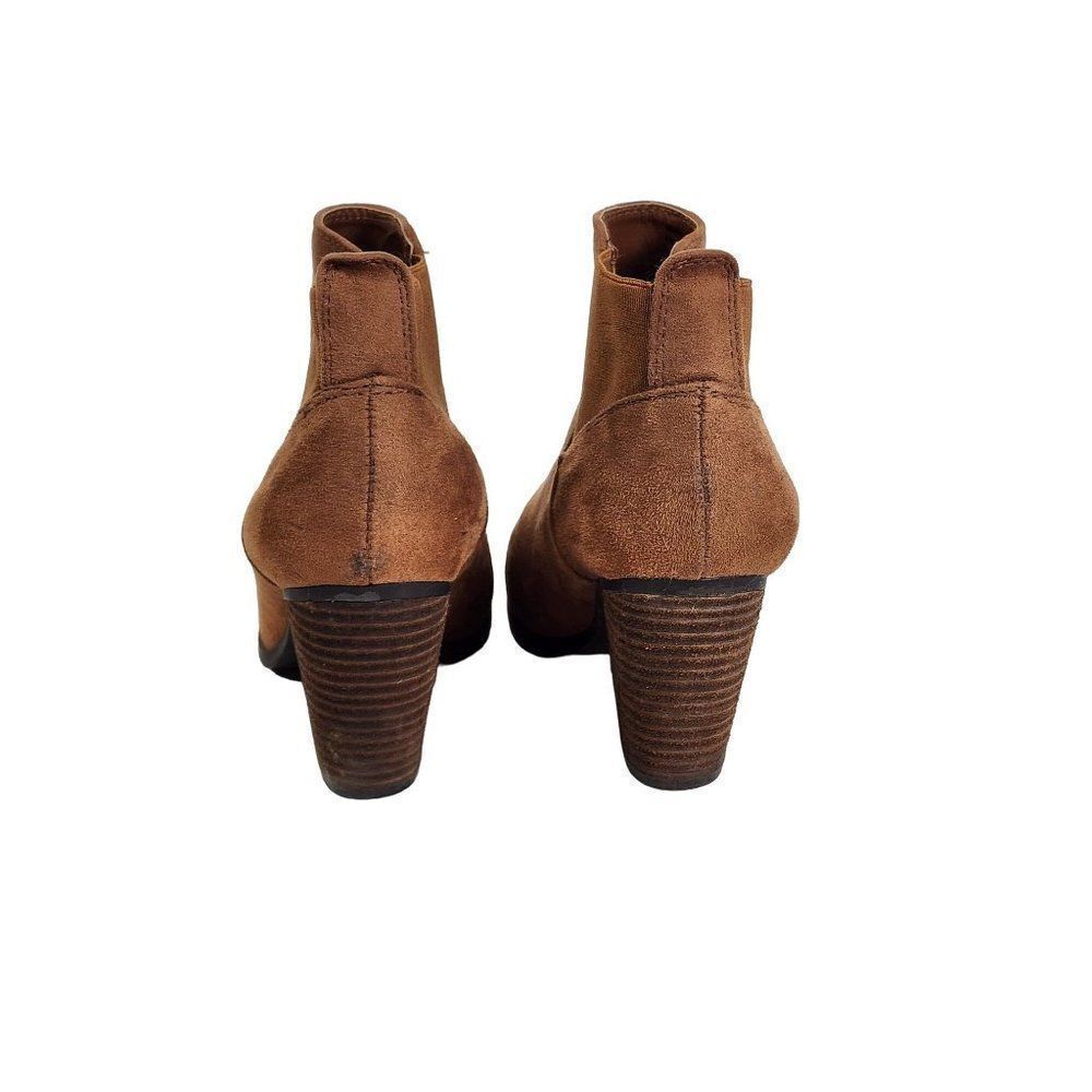 Call It Spring Heeled Ankle Booties Brown Size 7 - Picture 4 of 12